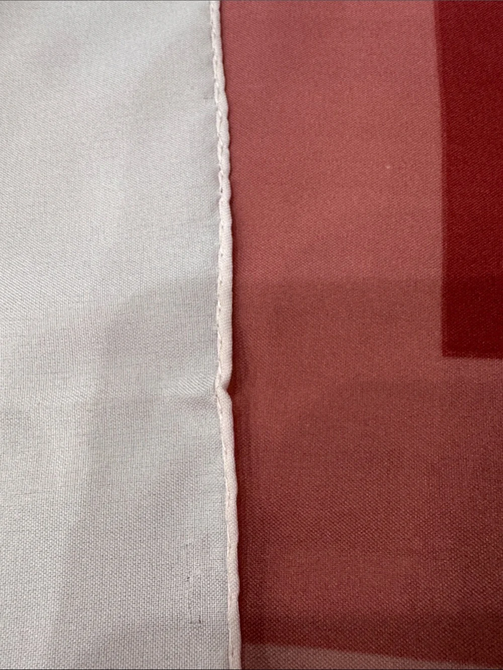 Michelangelo Pink to Red Concentric Square Silk Scarf